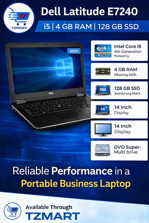Dell Latitude E7240 Core i5 4th Generation