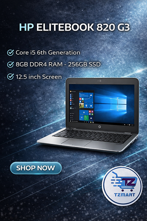 HP EliteBook 820 G3-Core i5 6th Gen