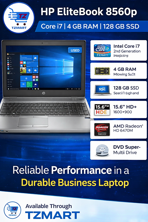 HP EliteBook 8560P CORE I7 2nd Generation