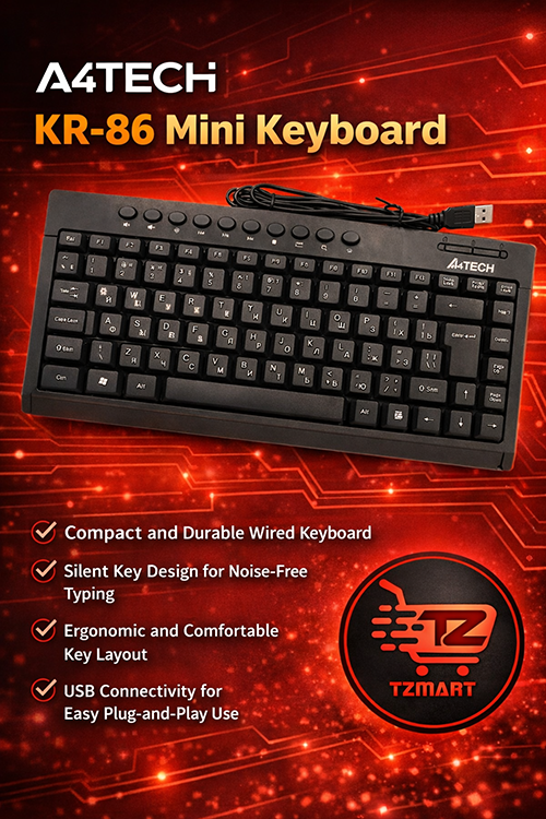 A4Tech KR-86 Mini Keyboard